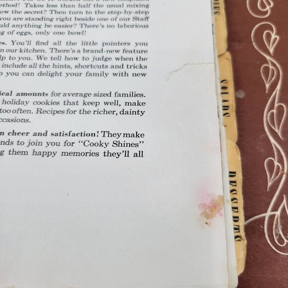 1950 Betty Crockers Picture Cook Book Ring Binder Extra Recipes Included - Picture 11 of 12